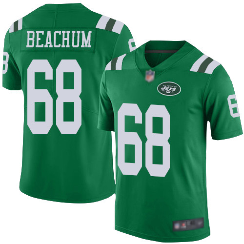 New York Jets Limited Green Men Kelvin Beachum Jersey NFL Football #68 Rush Vapor Untouchable->new york jets->NFL Jersey